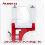 ПР50 Прямой ролик на стенку кабельного лотка для легкого кабеля, L=50мм, Асконта