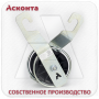 РМ-1/50 Ролик монтажный для СИП Ø до 50мм, 1 пластиковый диск, Асконта РМ-1/50 Ролик монтажный для СИП Ø до 50мм, 1 пластиковый диск, Асконта