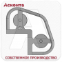 РУН2/80К Угловой направляющий ролик для кабеля Ø до 80мм, капролоновые валики, Асконта