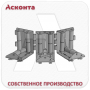 РУЛ3/250 Угловой кабельный ролик для кабельного лотка, ширина 250мм, Асконта РУЛ3/250 Угловой кабельный ролик для кабельного лотка, ширина 250мм, Асконта
